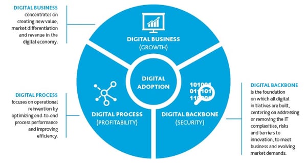 Digital adoption chart