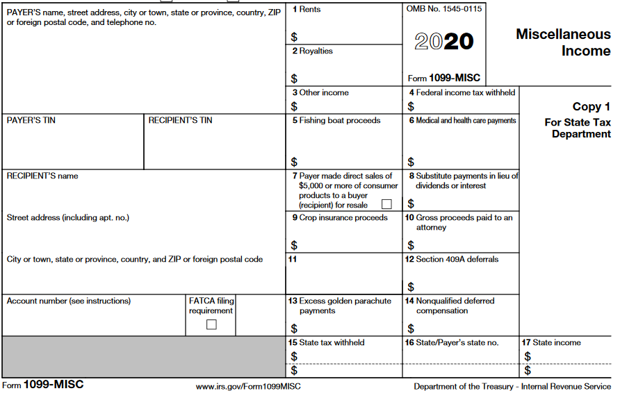 Microsoft Word 1099 Tax Form Printable Template Printable Templates