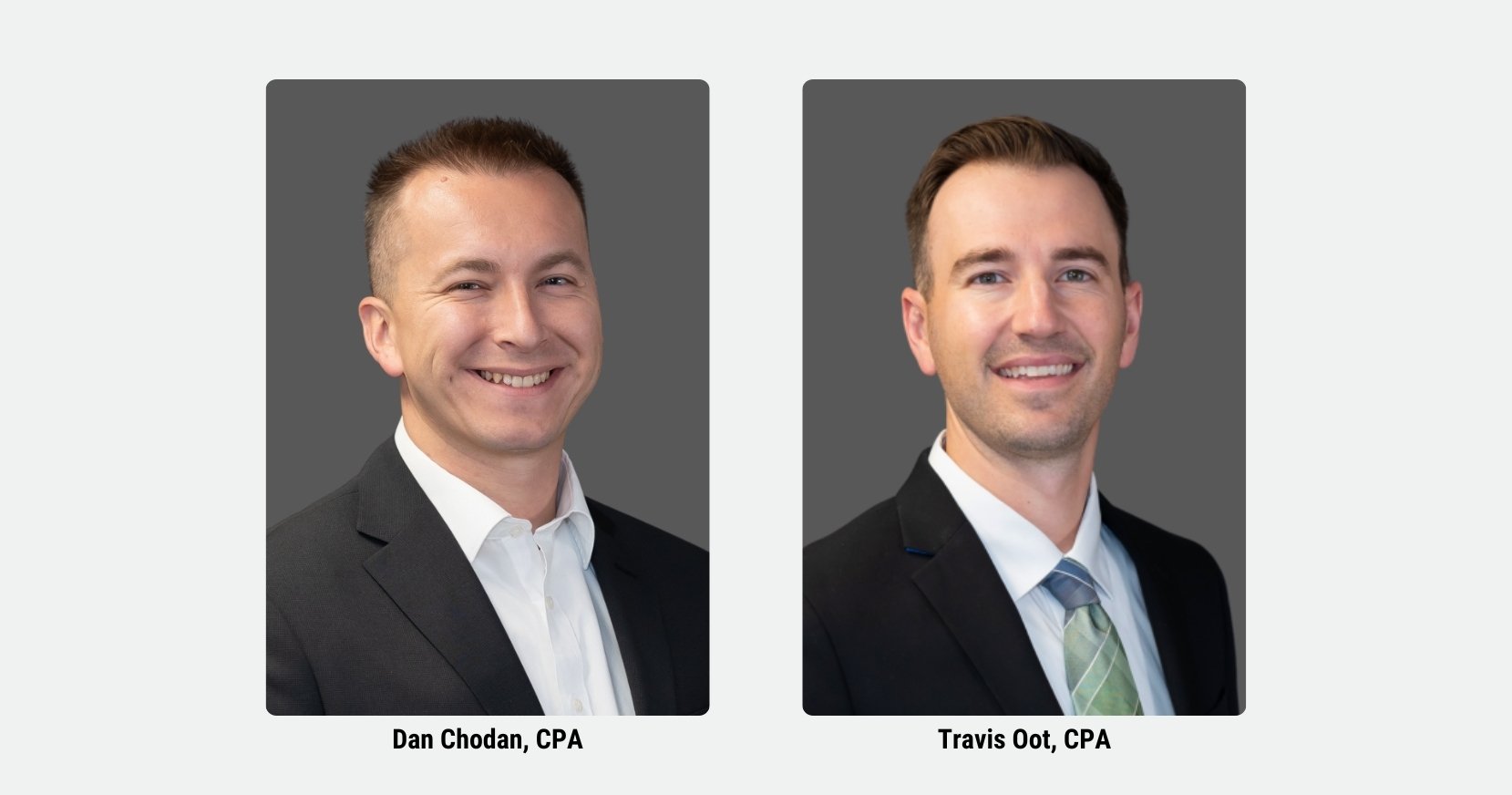 Dan Chodan & Travis Oot Named 2025 PICPA Young Leader Award Recipients
