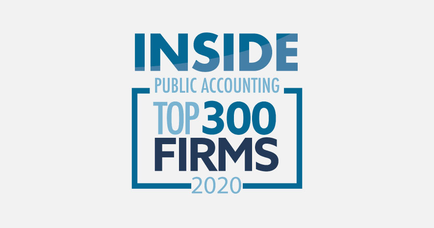 Trout CPA Named a Top 300 Firm by INSIDE Public Accounting for 2020