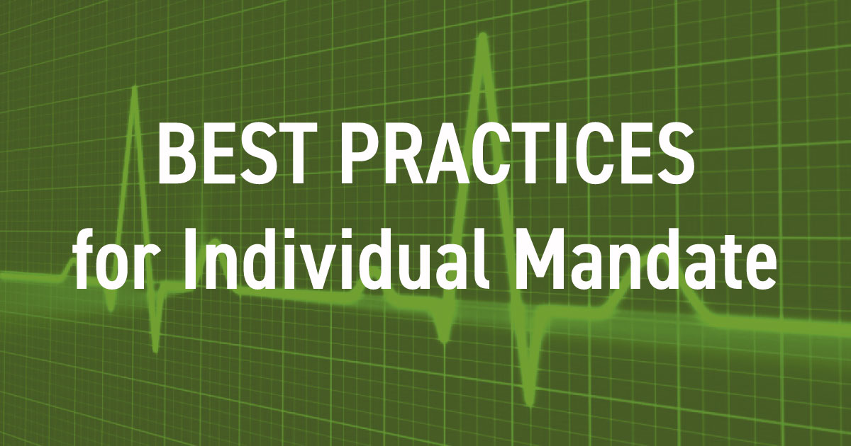 IRS Posts Best Practices For Individual Mandate