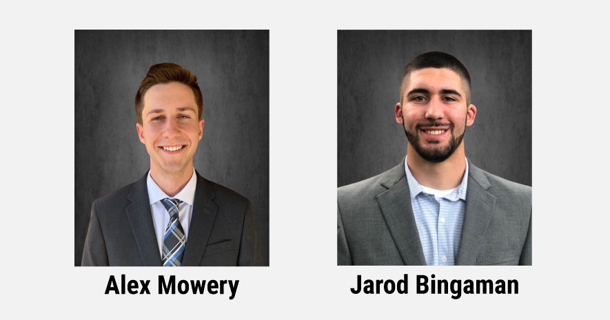 Alex Mowery and Jarod Bingaman Hired as Staff Accountants