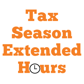 Tax Season Extended Hours