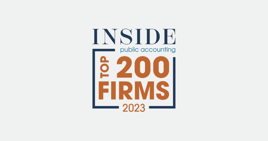 Trout CPA Recognized as a Top 200 Firm by Inside Public Accounting