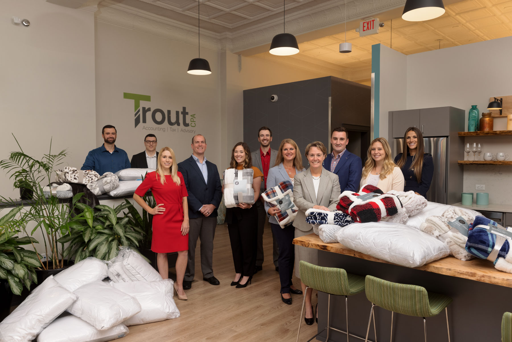 Trout CPA Runs Blanket Drive to Benefit Victims of Domestic Violence